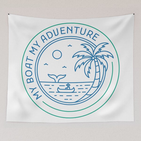 Item preview, My boat my adventure Vintage Retro  designed and sold by roocky.