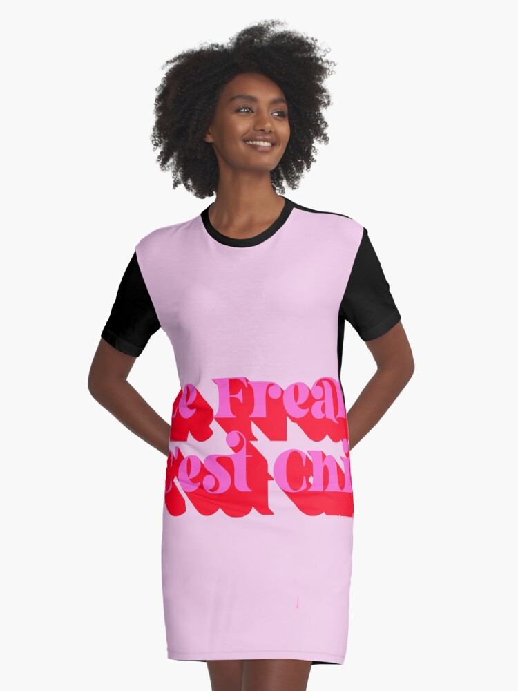 Le Freak C est Chic Graphic T Shirt Dress for Sale by PrintyBazaar Redbubble