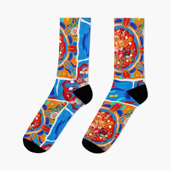 Item preview, Summer citrus ,boho,floral Mediterranean style , pattern  designed and sold by MariaMarinova.