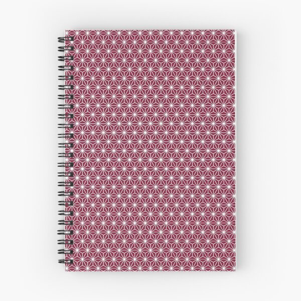Item preview, Claret Red Asanoha - Japanese Traditional Pattern designed and sold by KinitaDesign.