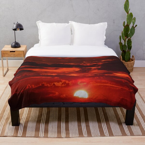Item preview, Glowing Red Sunset Evening - Sunset Scenes designed and sold by FreedomUniverse.