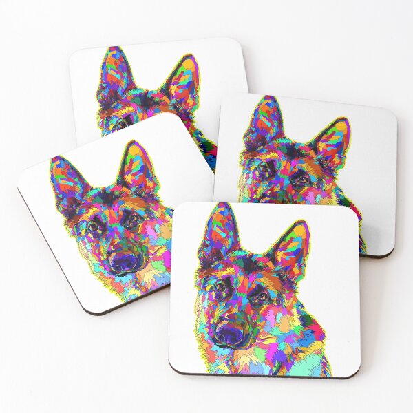 Item preview, German shepherd portrait designed and sold by SadhasNost.