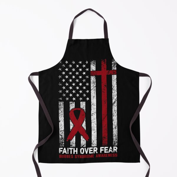 Item preview, Christian Distressed USA Flag Cross Faith Over Fears Hughes Syndrome Awareness designed and sold by Brad-FI.
