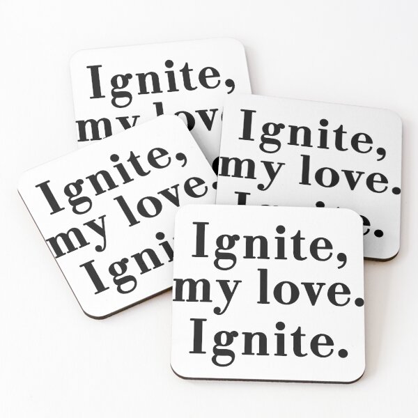 Item preview, Ignite, my love, ignite. Aaron Warner | IGNITE ME - SHATTER ME SERIES | TAHEREH MAFI designed and sold by maria-smile.