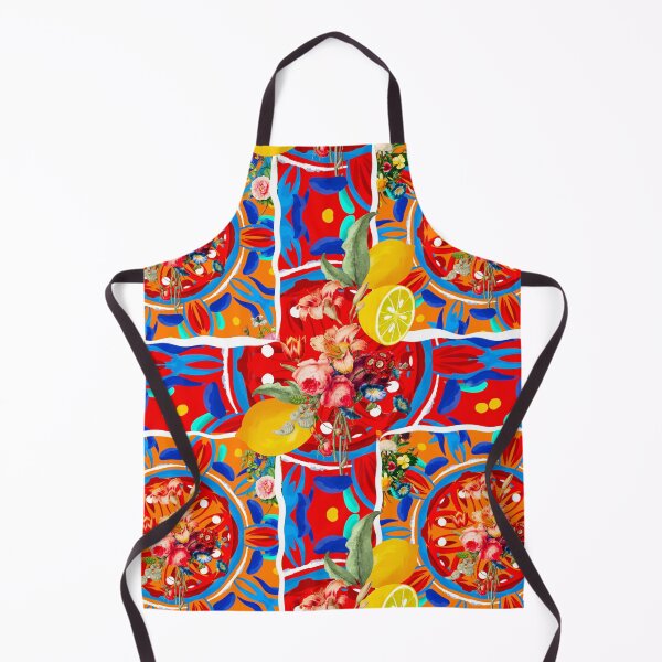 Item preview, Summer citrus ,boho,floral Mediterranean style ,lemon fruit pattern designed and sold by MariaMarinova.