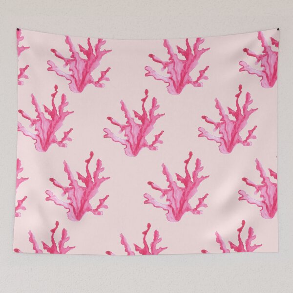 Item preview, Pink Coral Chinoiserie Modern Preppy Print- Modern Contemporary designed and sold by PeriodicLabel.
