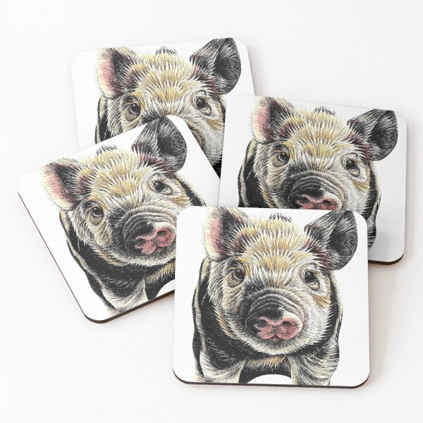 Item preview, Piglet illustration designed and sold by LorenDowding.