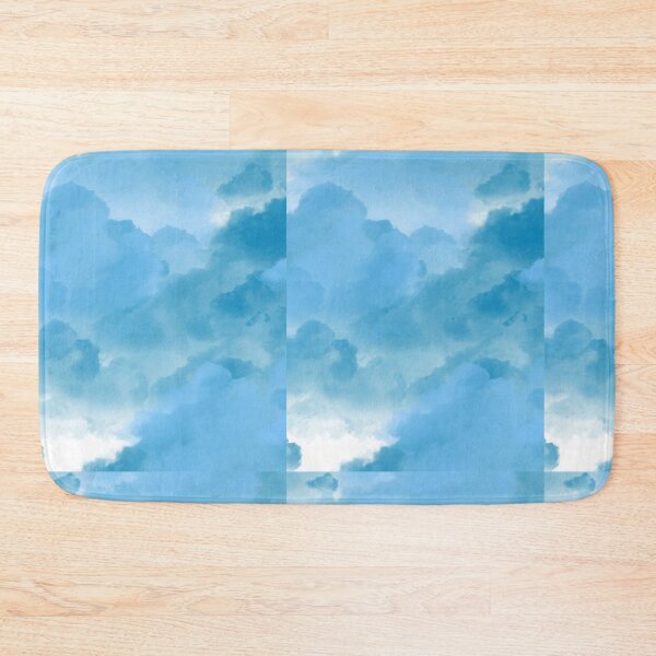Item preview, Blue Clouds Sky Weather Watercolor designed and sold by hopecope.