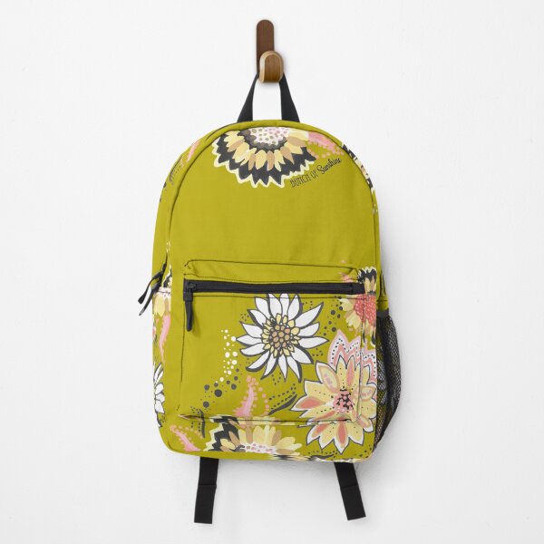 Item preview, Sunflower Floral Graphic Placement - Cool Bold Linework Flowers designed and sold by BunchofSunshine.