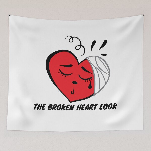 Item preview, The broken heart look designed and sold by JuviaCreates.