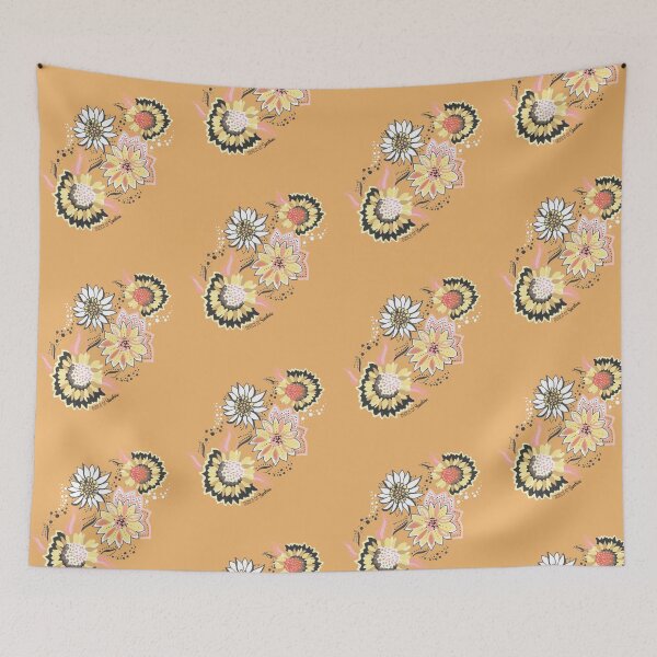 Item preview, Sunflower Floral Graphic Placement - Cool Bold Linework Flowers designed and sold by BunchofSunshine.
