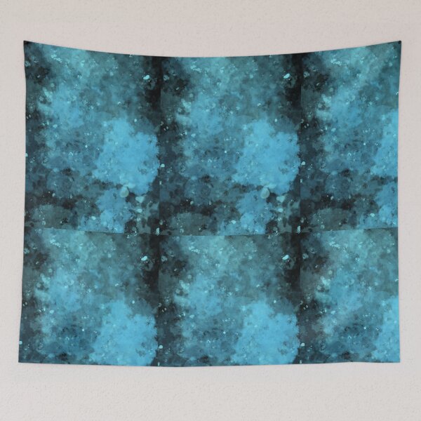 Item preview, Blue Galaxy Splatter Watercolor Art designed and sold by hopecope.