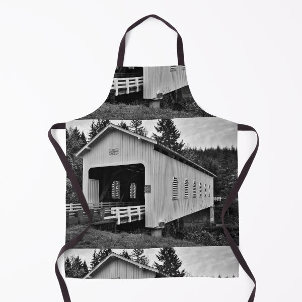 Item preview, Black And White Dorena Covered Bridge designed and sold by KirtTisdale.