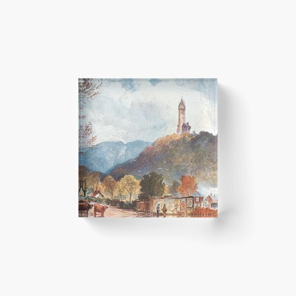 Item preview, Vintage Illustration of The Wallace Monument, Stirling designed and sold by yourscotland.