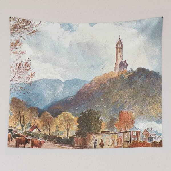Item preview, Vintage Illustration of The Wallace Monument, Stirling designed and sold by yourscotland.