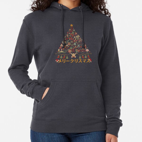 Item preview, Merry Christmas Japan | Japanese Christmas Tree Made Up of Icons/Symbols Vintage designed and sold by InkItStudio.