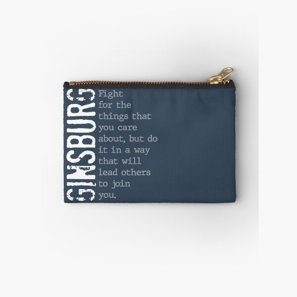 Item preview, RBG - Ruth Bader Ginsburg Quote - Fight for the things you care about... designed and sold by mymymagic.