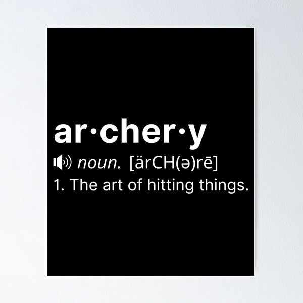 Item preview, Funny Archery Definition designed and sold by 24FAHSION.