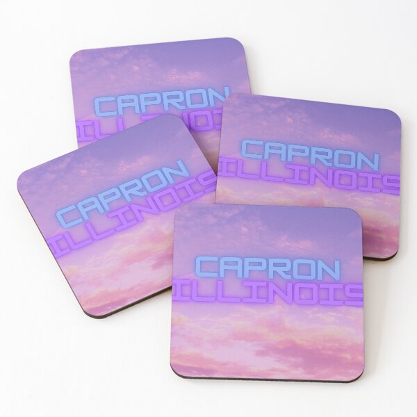Item preview, Capron Illinois evening sky design designed and sold by magnetite360.
