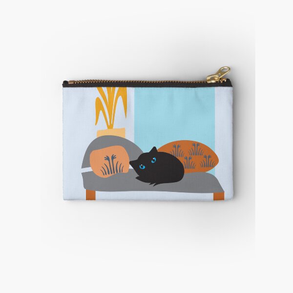 Item preview, Cute Black Cat Chair Room 3 designed and sold by Anna Lemos.