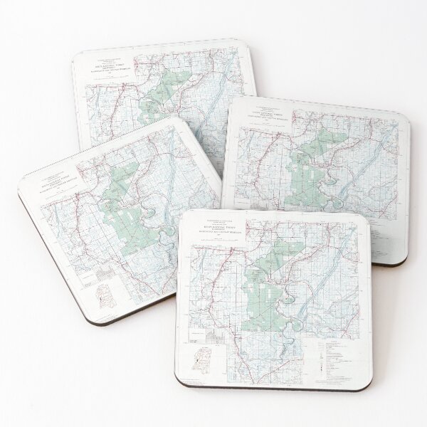 Item preview, Delta National Forest Map (1976) Mississippi Woodland Reserve Atlas designed and sold by BravuraMedia.