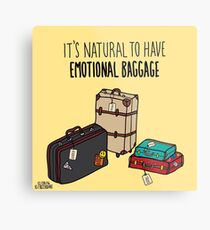 Emotional Baggage Metal Print