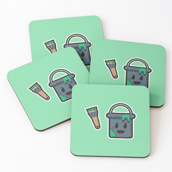 Item preview, Green Paint bucket and Brush  designed and sold by Nightlight0.