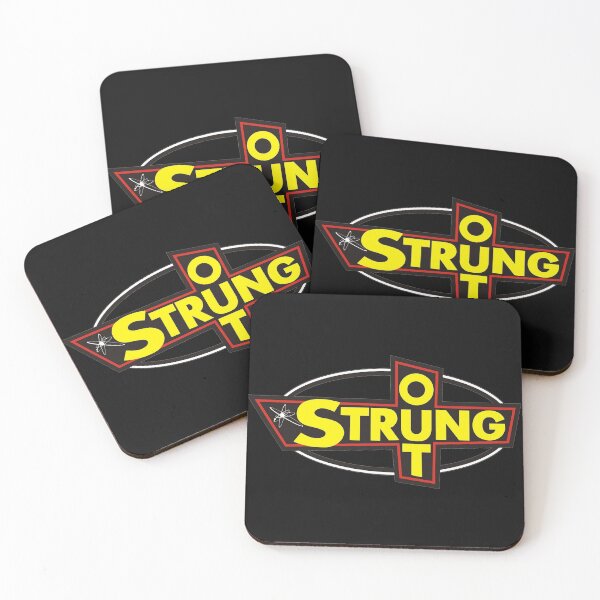 Strung Out - Original graphic. Awesome punk rock / emo band. Coloured print. Coasters (Set of 4)
