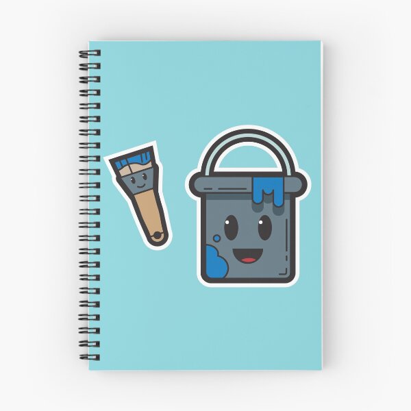 Item preview, Blue Paint bucket and Brush  designed and sold by Nightlight0.