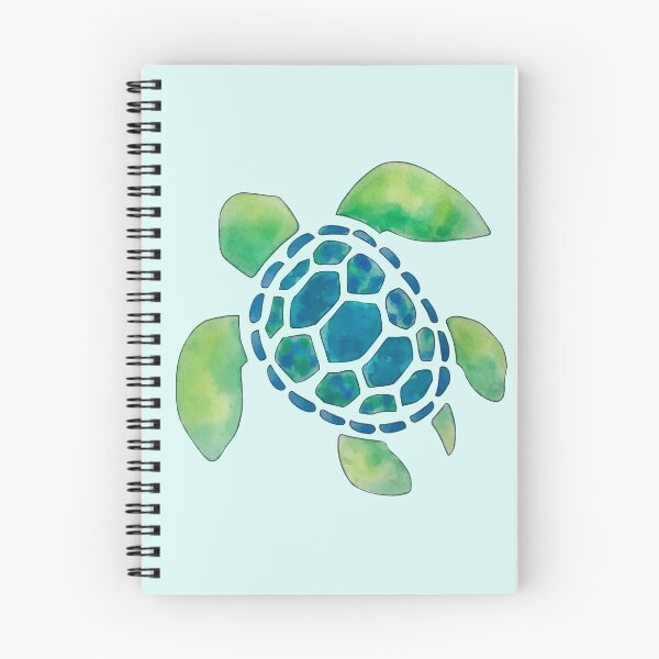 Item preview, Watercolor Summer Sea Turtle designed and sold by Lady-Lilac.