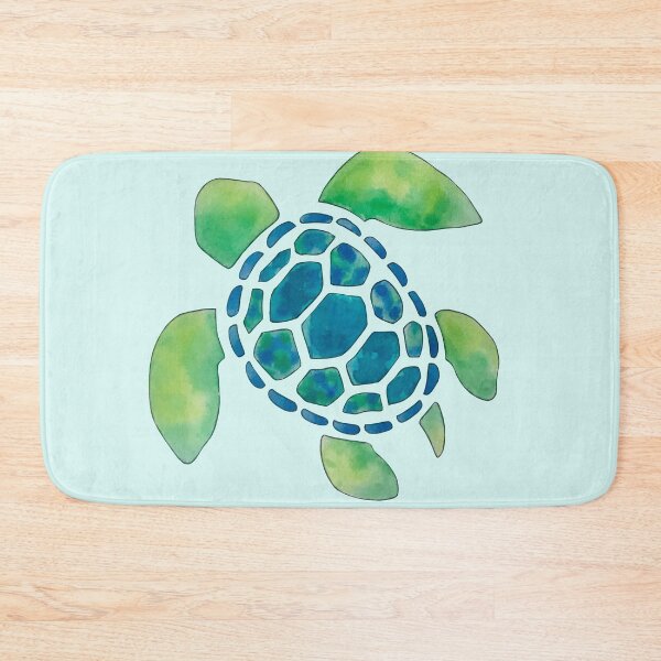 Item preview, Watercolor Summer Sea Turtle designed and sold by Lady-Lilac.