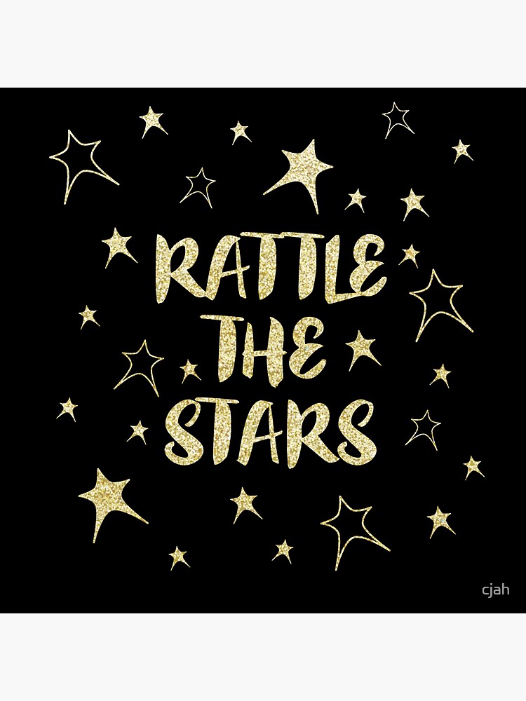 "Rattle the Stars" Sticker by cjah Redbubble