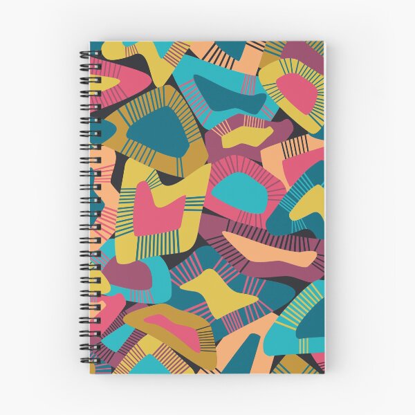 Item preview, Mixed playful bright colorful shapes and lines designed and sold by Natural-Avenue.