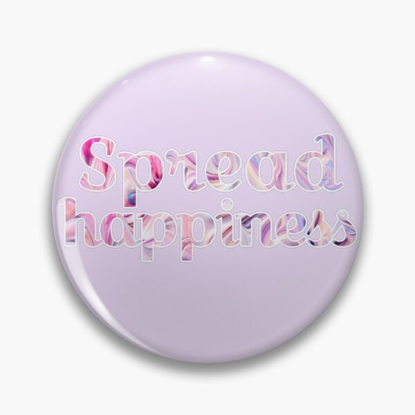 Item preview, Spread happiness Pin designed and sold by Mi-a-store.