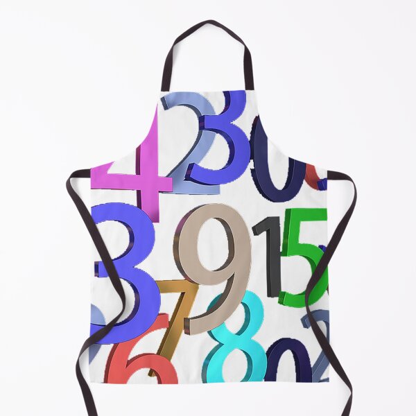 Item preview, Colored Numbers 3d pattern, Numerals, One thru ten, designed and sold by Nostrathomas66.