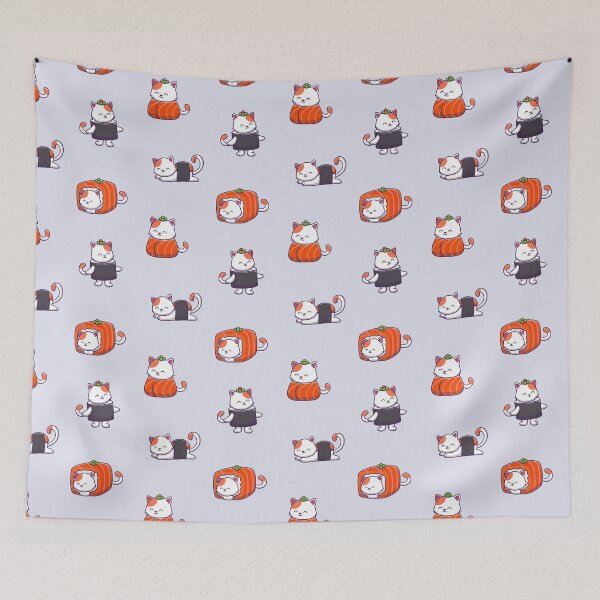 Item preview, Cute Kitty Sushi's designed and sold by Hawkinsn.