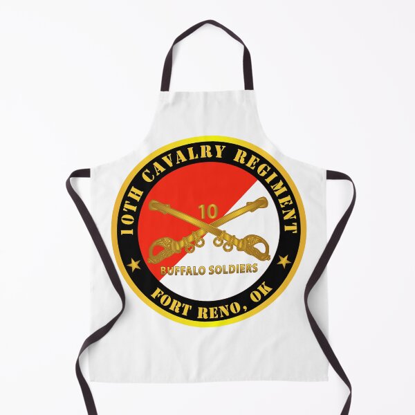Item preview, Army - 10th Cavalry Regiment - Fort Reno, OK - Buffalo Soldiers w Cav Branch designed and sold by Military Insignia Products.