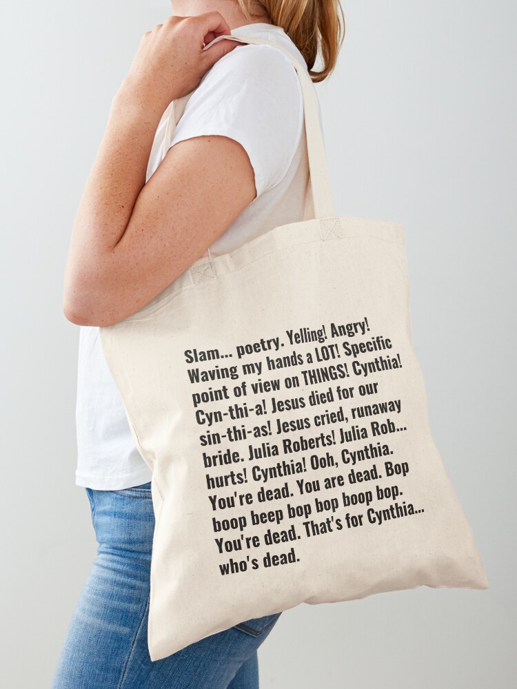 Christ Died for Us - Tote Bag, 100% Cotton, Zipper Handle