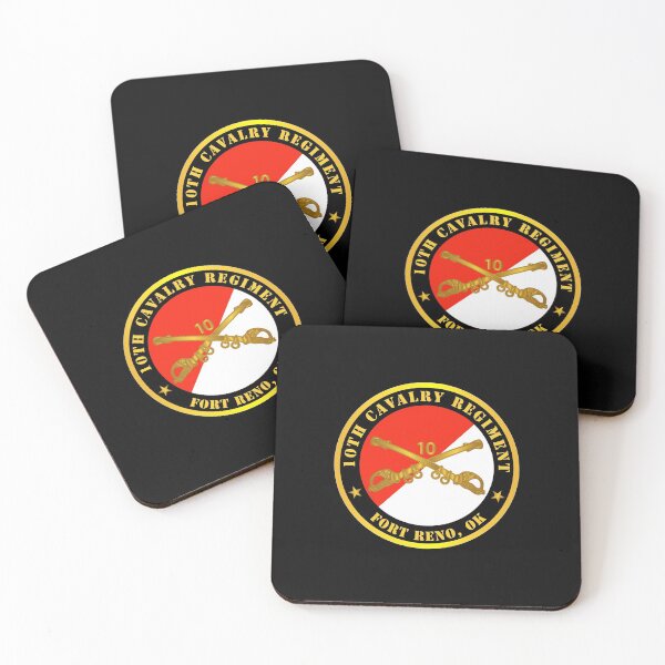 Item preview, Army - 10th Cavalry Regiment - Fort Reno, OK w Cav Branch designed and sold by Military Insignia Products.