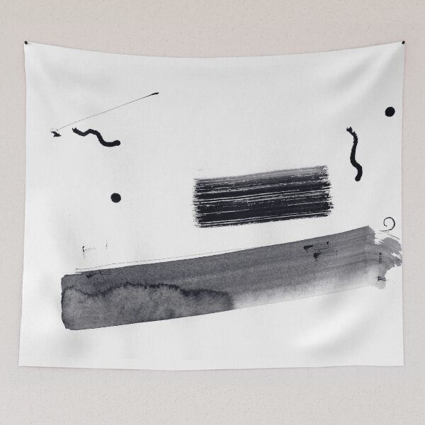 Item preview, ink explorations (129) - abstract black india ink painting designed and sold by expl-rations.