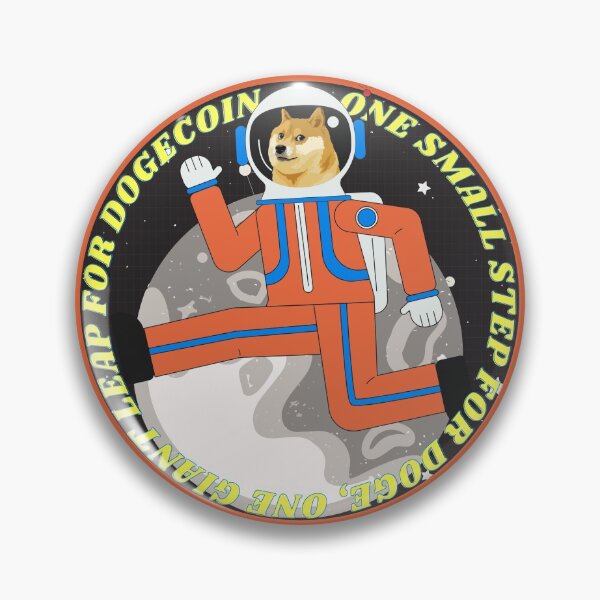 Item preview, Dogecoin "One small step for doge, one giant leap for dogecoin" designed and sold by cypressfresh.