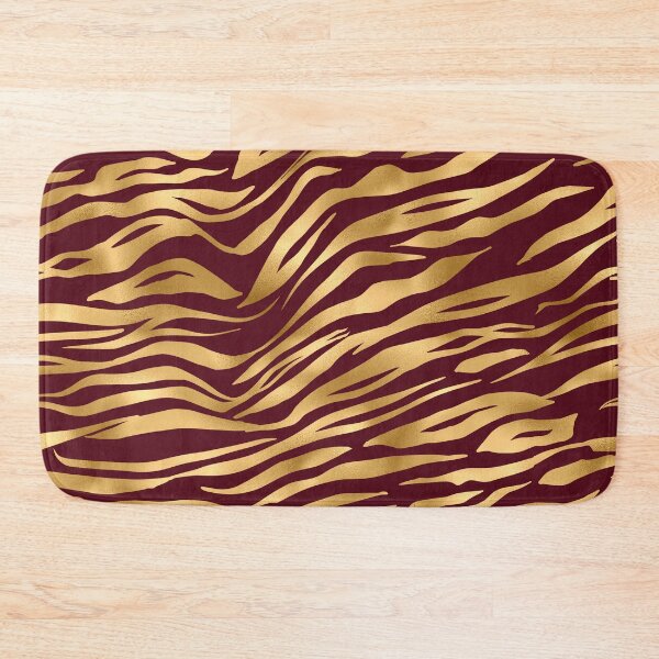 Item preview, Gold and Burgundy Tiger designed and sold by FunWithChemo.