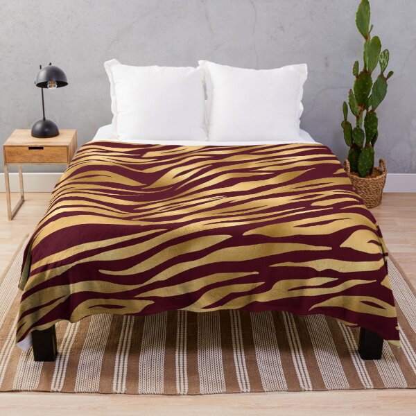 Item preview, Gold and Burgundy Tiger designed and sold by FunWithChemo.