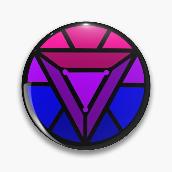 Item preview, pride arc reactor #2 - bisexual pride  designed and sold by Hatter & Hare Co..
