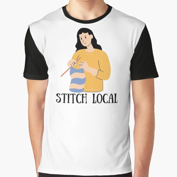 Stitch Local | Crochet Graphic T-Shirt