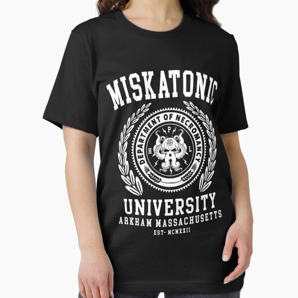 Item preview, CTHULU AND LOVECRAFT - MISKATONIC UNIVERSITY designed and sold by AdeleSchilling.