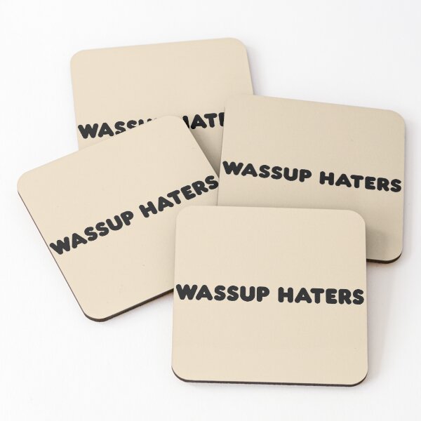 Item preview, Copy of Wassup Haters (Funny, Cool & Simple Black Soft Font Text) designed and sold by Graograman.