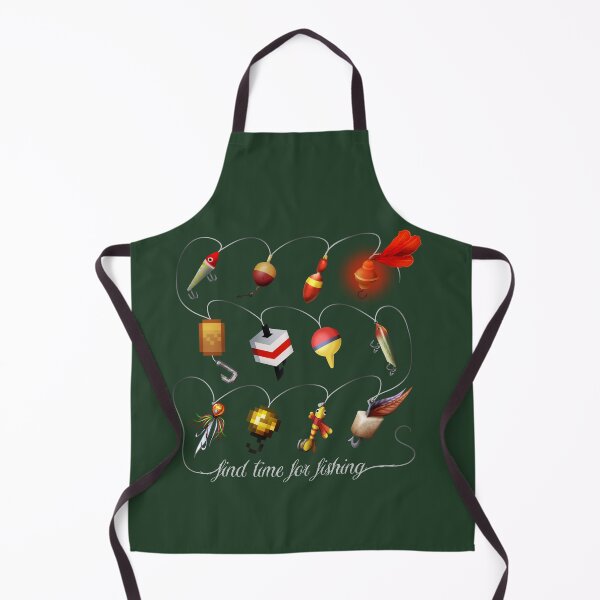 Item preview, Copy of Find Time For Fishing (dark bg) designed and sold by ClaryFeyArt.