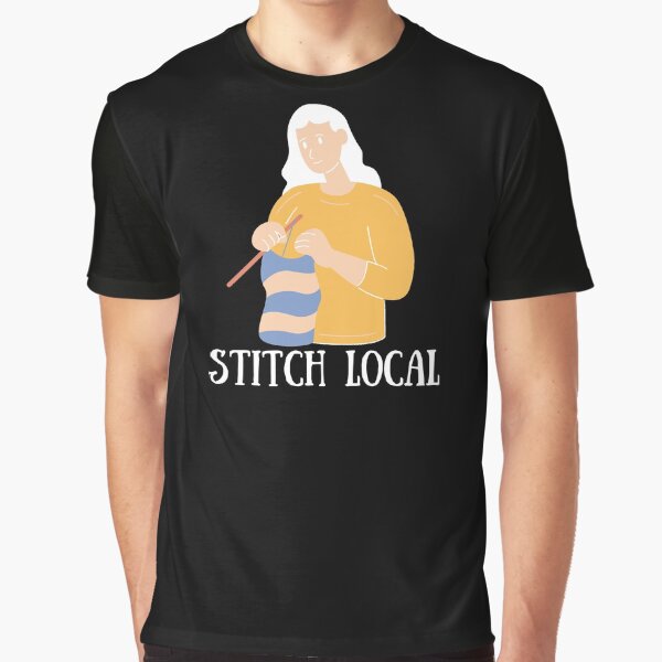 Stitch Local | Crochet Graphic T-Shirt