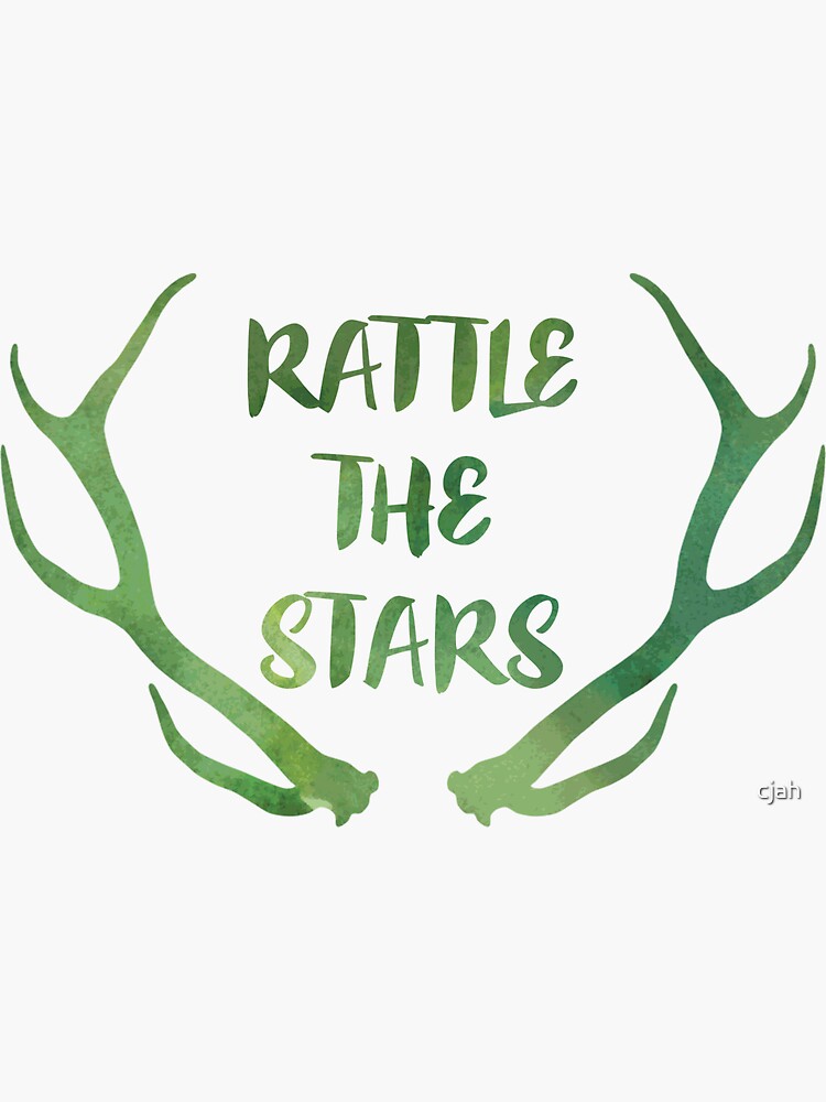 "Rattle the Stars watercolor" Sticker for Sale by cjah Redbubble